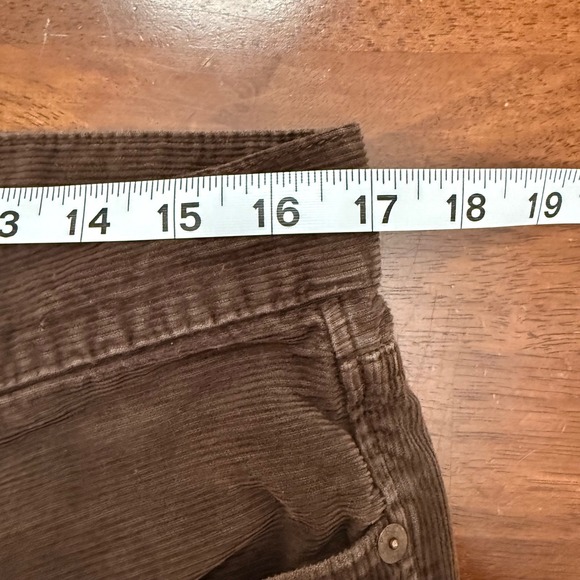 Polo Ralph Lauren Corduroy Pants Mens 34/32 Brown Straight Leg 100% Cotton - Picture 9 of 16
